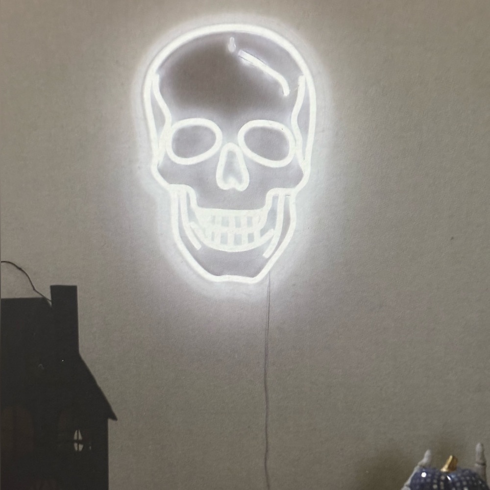 New in box Neon LED Scull Sign